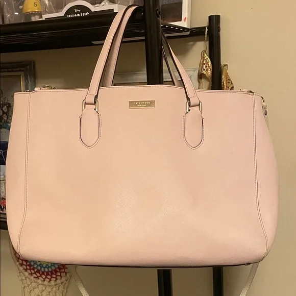 Kate Spade Pale Pink Large Tote - Picture 1 of 15